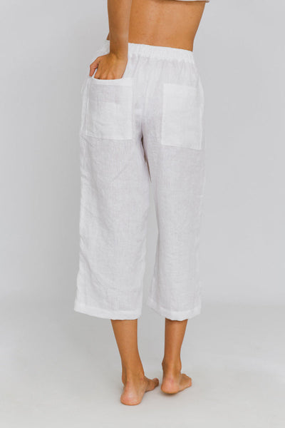 Linen Bermuda "Julia" 01