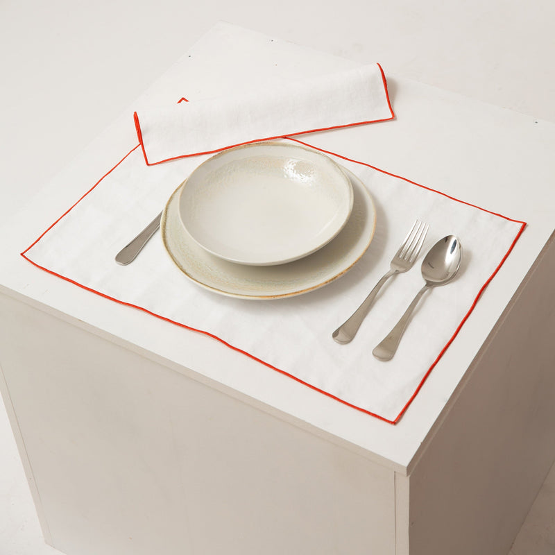 Bourdon Edge Linen Placemats
